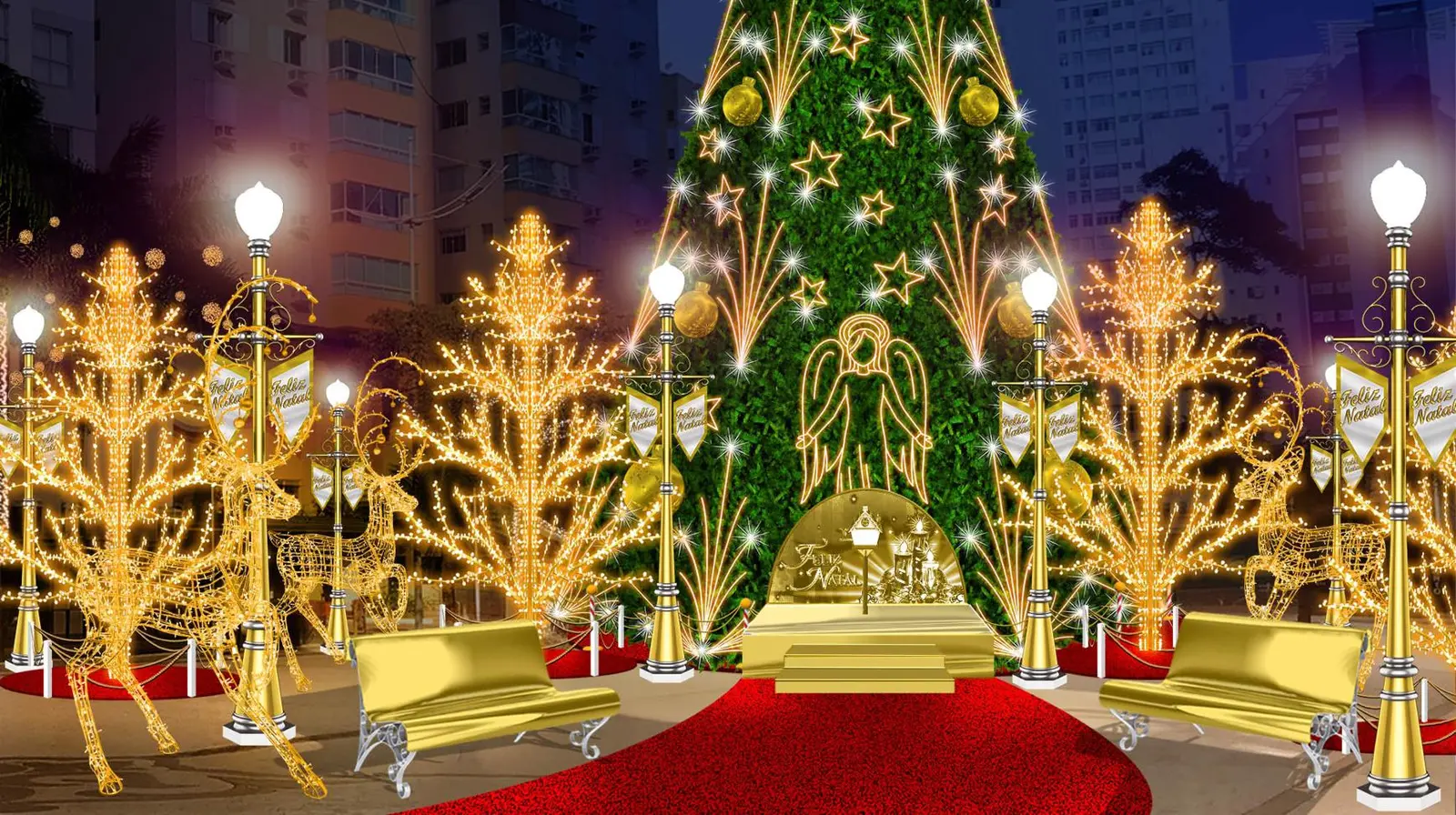 Natal Luz de Balneário Camboriú encanta moradores e turistas