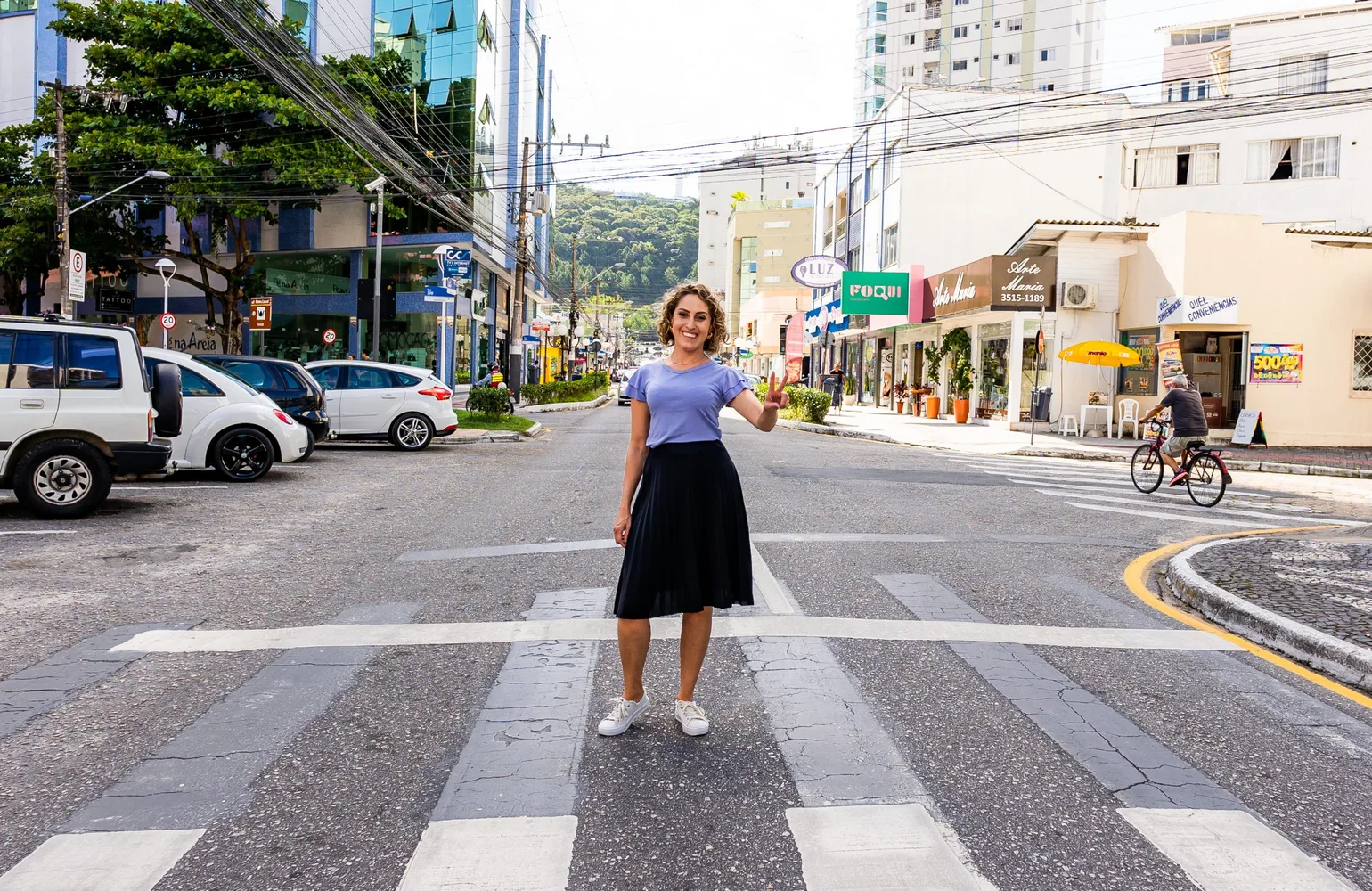 Avenida Central em Balneário Camboriú